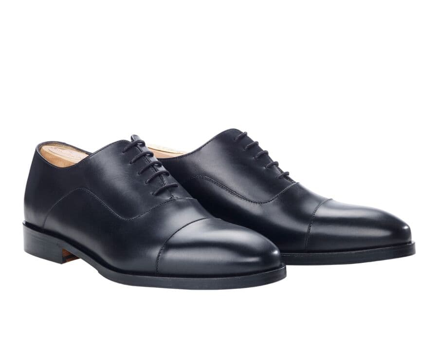 Richelieu homme Noir semelle cuir - GRAKLEY