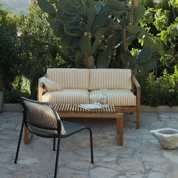 Fritz Hansen - Skagerak Virkelyst Sofa 2-Sitzer, Teak / ash