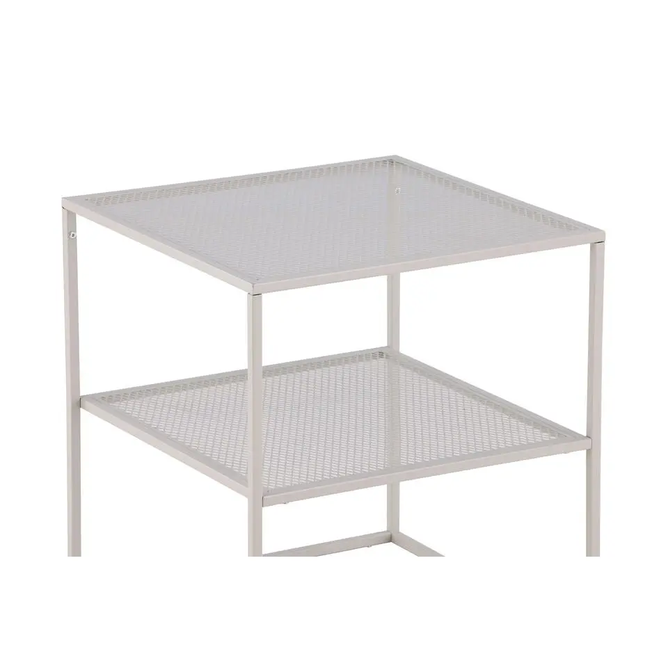 Bijzettafel Beige Metaal - 55x55x60cm - Netz