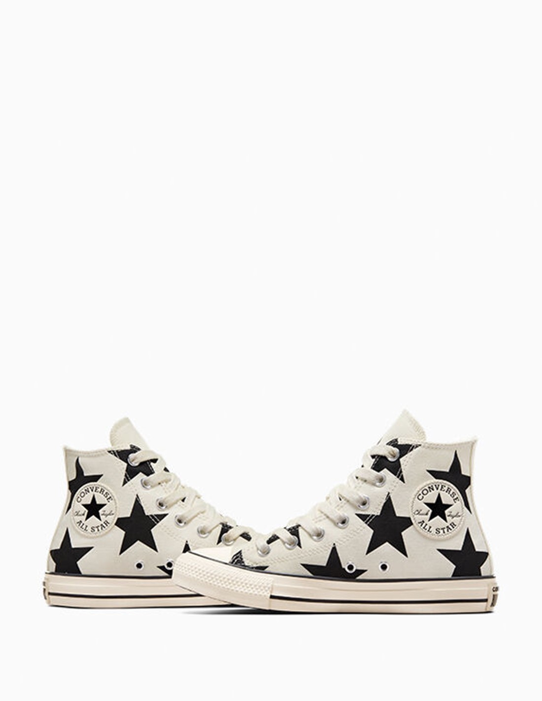 converse Sneakers Montantes Femme Ctas Hi Blanc/Noir Toile