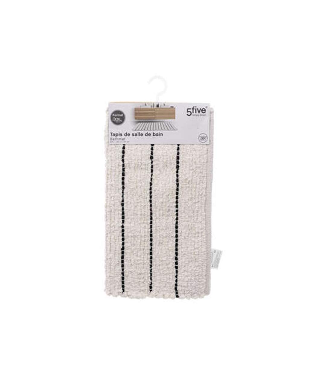 Tapis de Salle de Bain Microfibre 50x120cm Beige