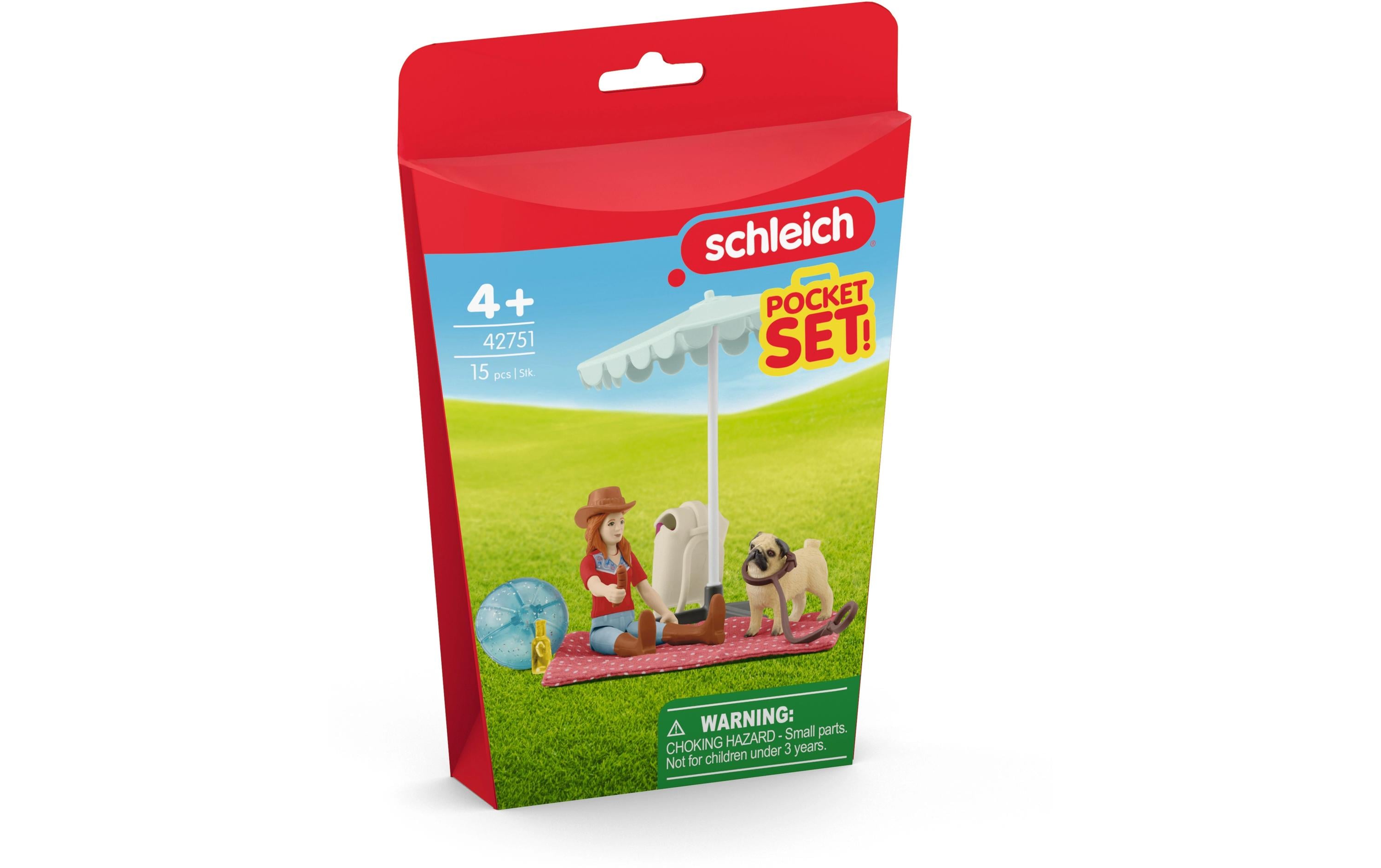 Spielfigurenset Horse Club Ausflug zum BadeseeMini-Playset fördert kreatives Spielen
