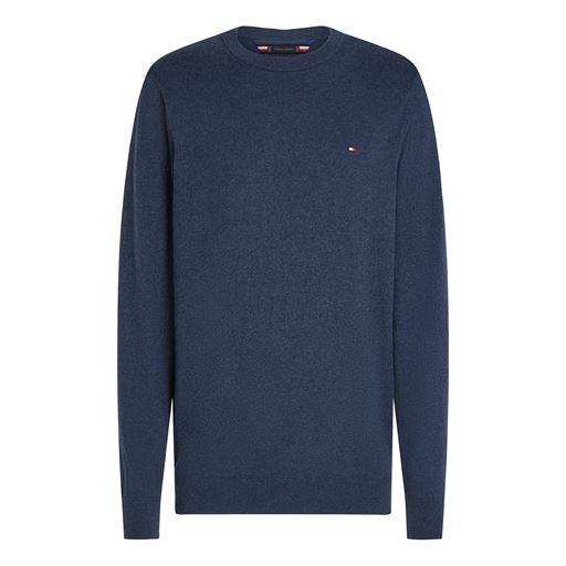 Tommy Hilfiger Pima Pullover, Aegean Sea Heather, XL