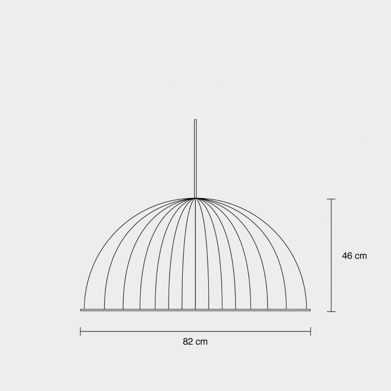 Muuto Under the Bell hanglamp Ø82 zwart