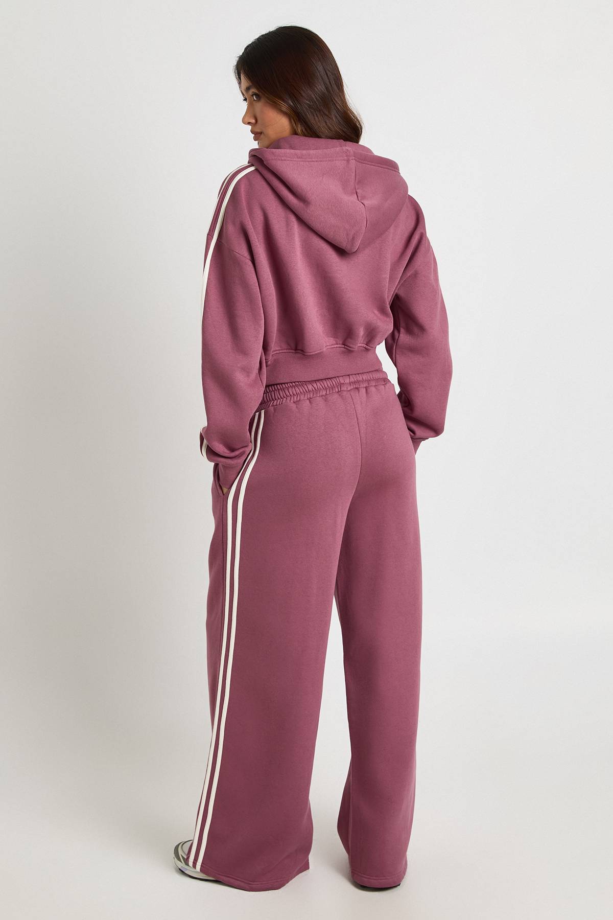 boohoo Ensemble De Survêtement À Casynthétiqueche Zippé Avec Bandes Latérales Ath Dept
