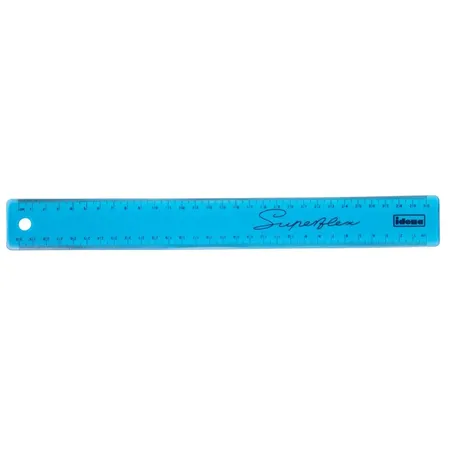 Idena Superflex Lineal 30 cm, 1 Stück, 4-fach sortiert