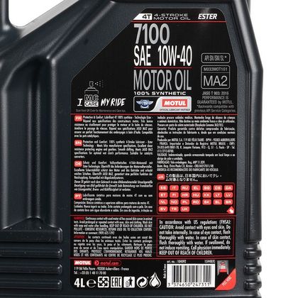 Huile moteur Motul 7100 10W40 4+1 L Universel