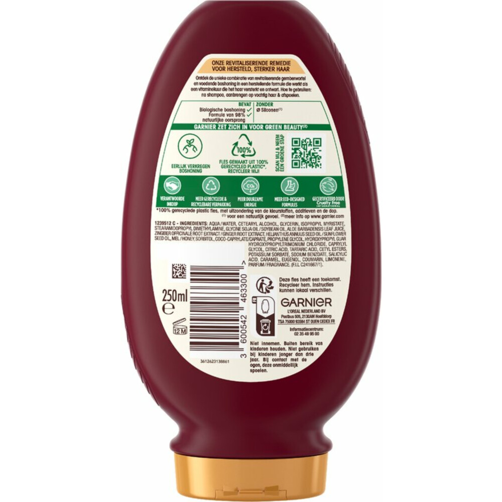 6x Garnier Loving Blends Gember Boost Conditioner250 ml