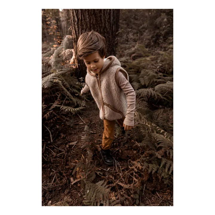 Alwero Gilet Sans Manche A Capuche Robby | Beige