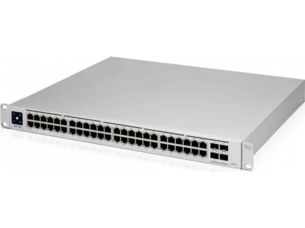 Ubiquiti UniFi Switch USW-PRO-48-POE - Switch - Administreret - 48 x 10/100/1000 (40 PoE , 8 PoE  )   4 x 10Gb Ethernet SFP  - monterbar på stativ - PoE   (600 W) - AC 120/230 V / DC 11,5/52 V