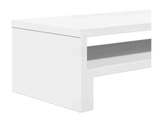 Support de moniteur blanc 54x22x15 cm bois d'ingénierie