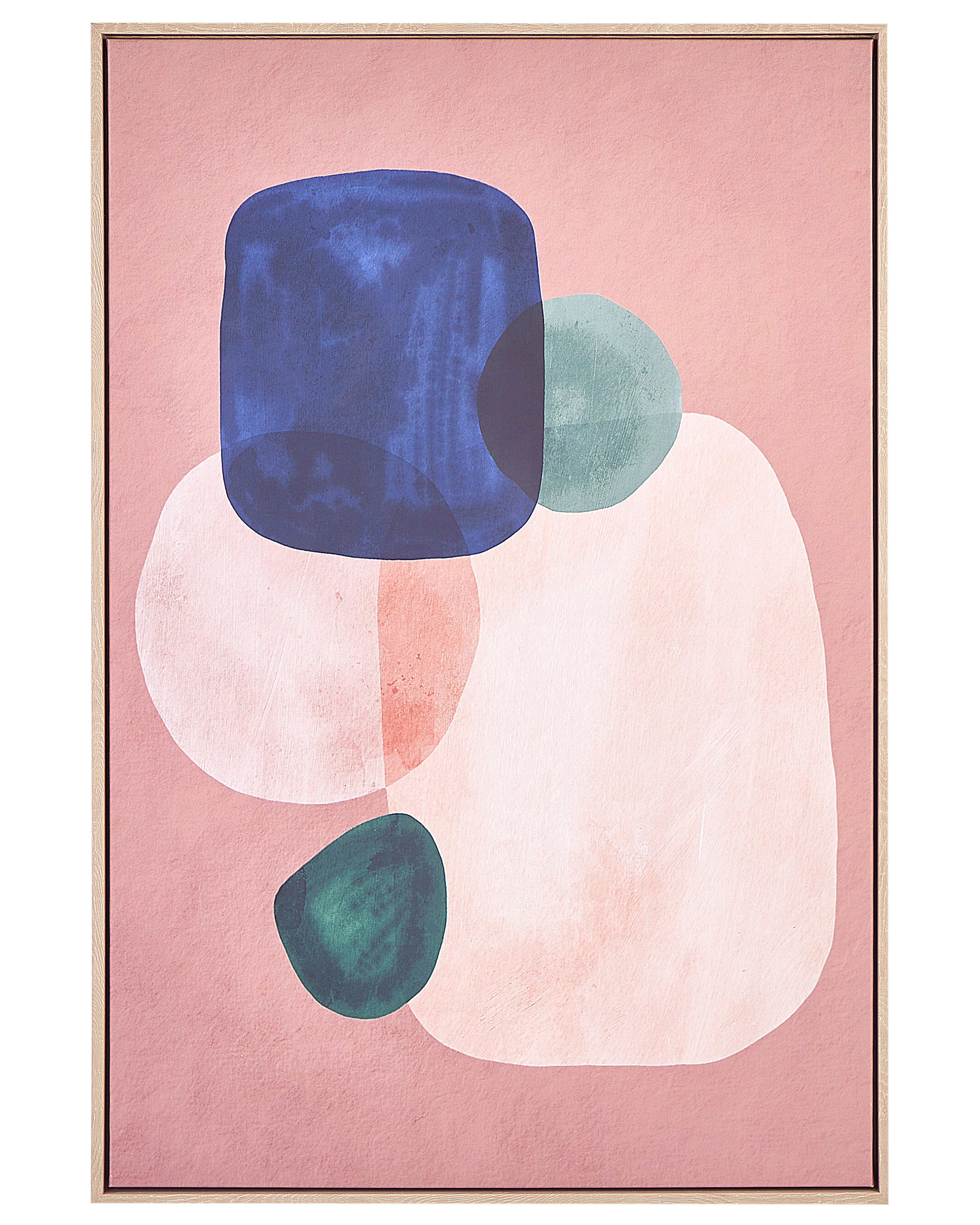 Canvas ADELFIA Abstract motief 63 x 99 cm Meerkleurig