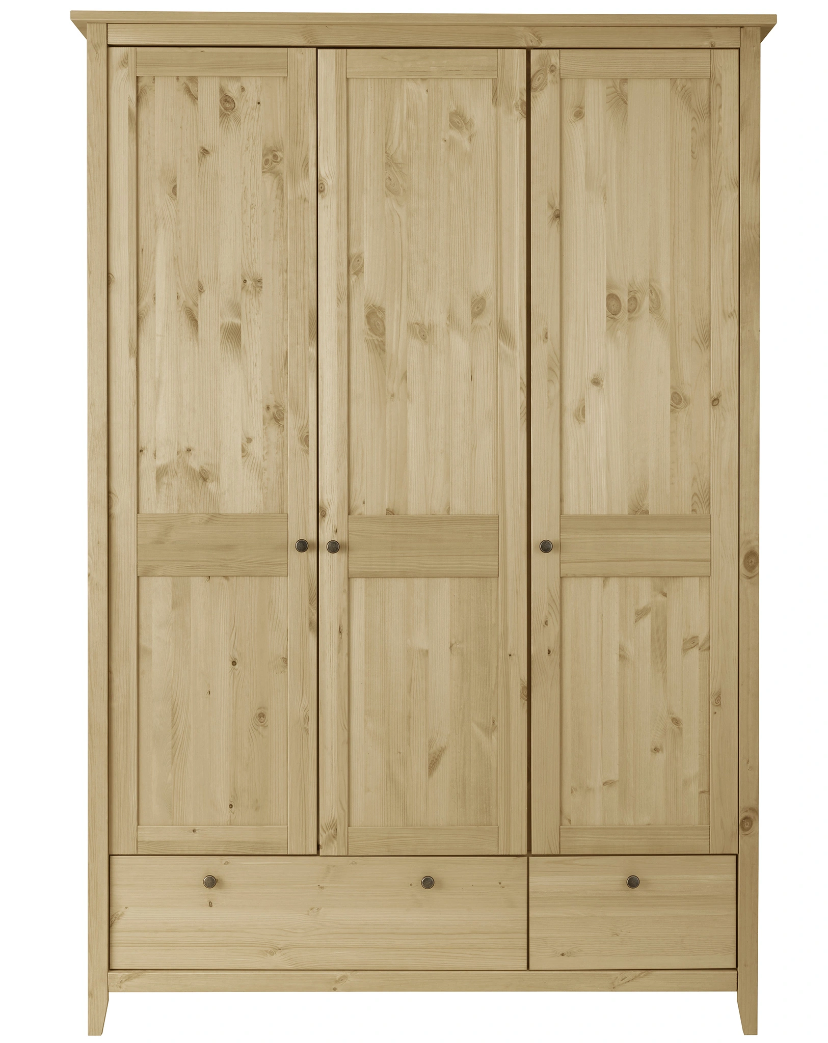 Kleiderschrank SOLVITA groß (Farbe: laugenfarbig)