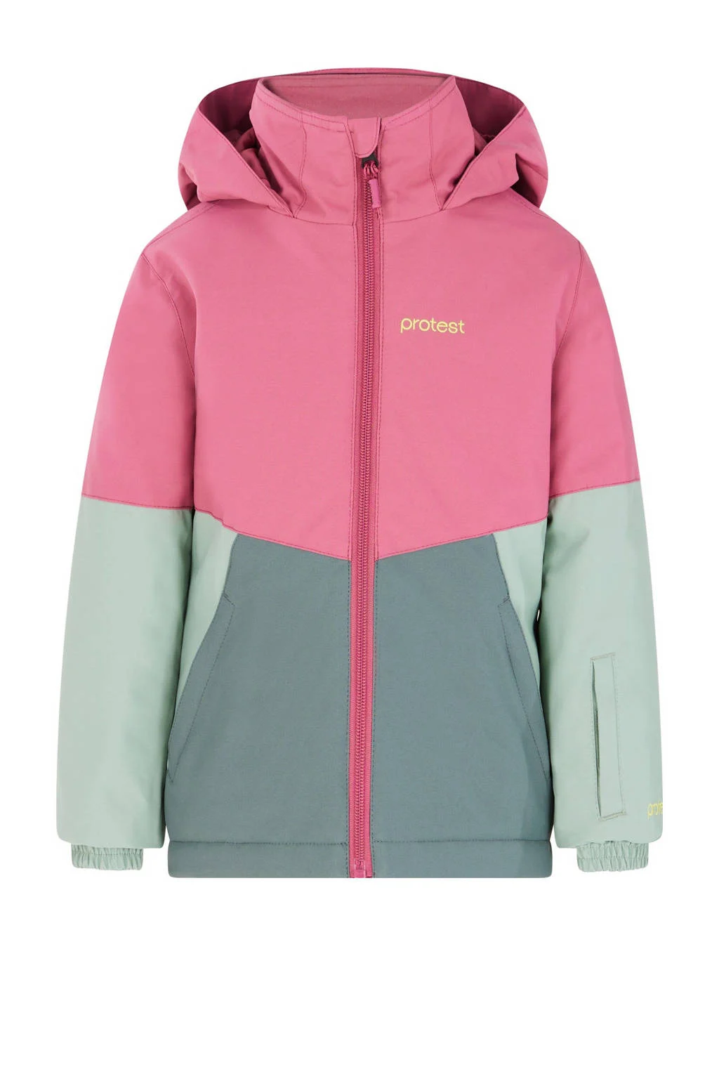 Protest ski-jack Linny TD roze/groen
