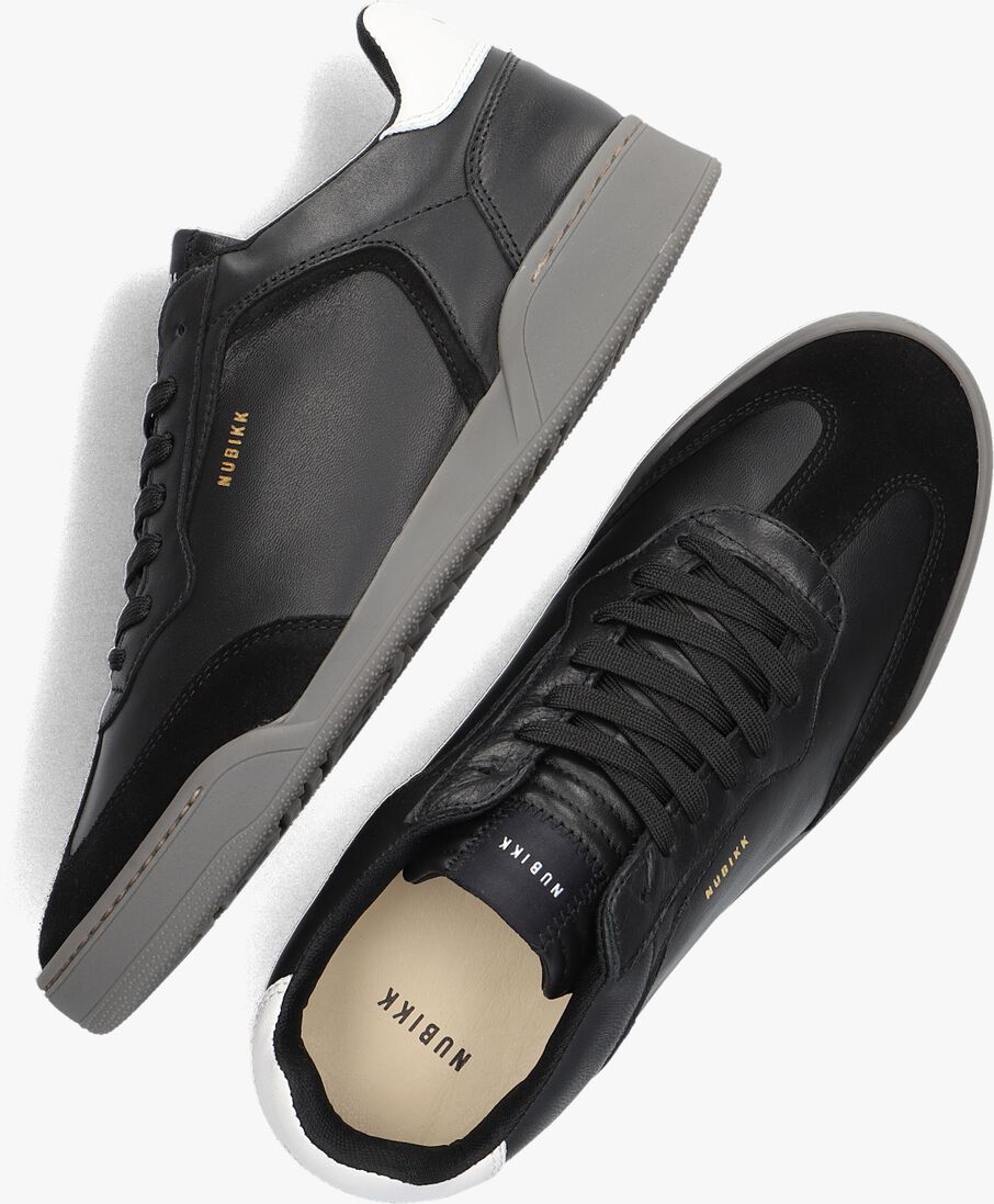 NUBIKK zwarte nubikk lage sneakers blueberry wing heren