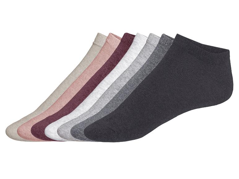 7 paar dames sneakersokken