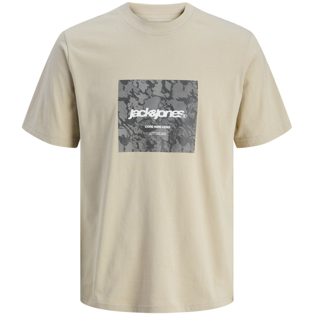 Køb Jack & Jones Junior Pure Cashmere Tarmac Camo Front T-Shirt Crew Neck