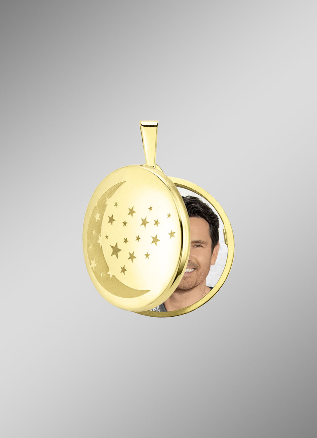 Medaillon zum Öffnen aus Gold