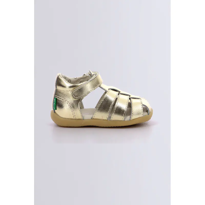 Bigflo-c Beige champagne SANDALES Cuir Fille