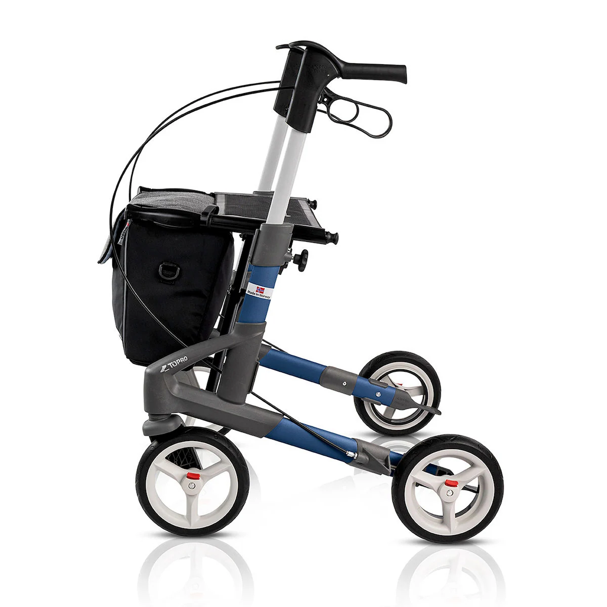 Topro - Rollator Troja 5G S, faltbar, höhenverstellbar - blau