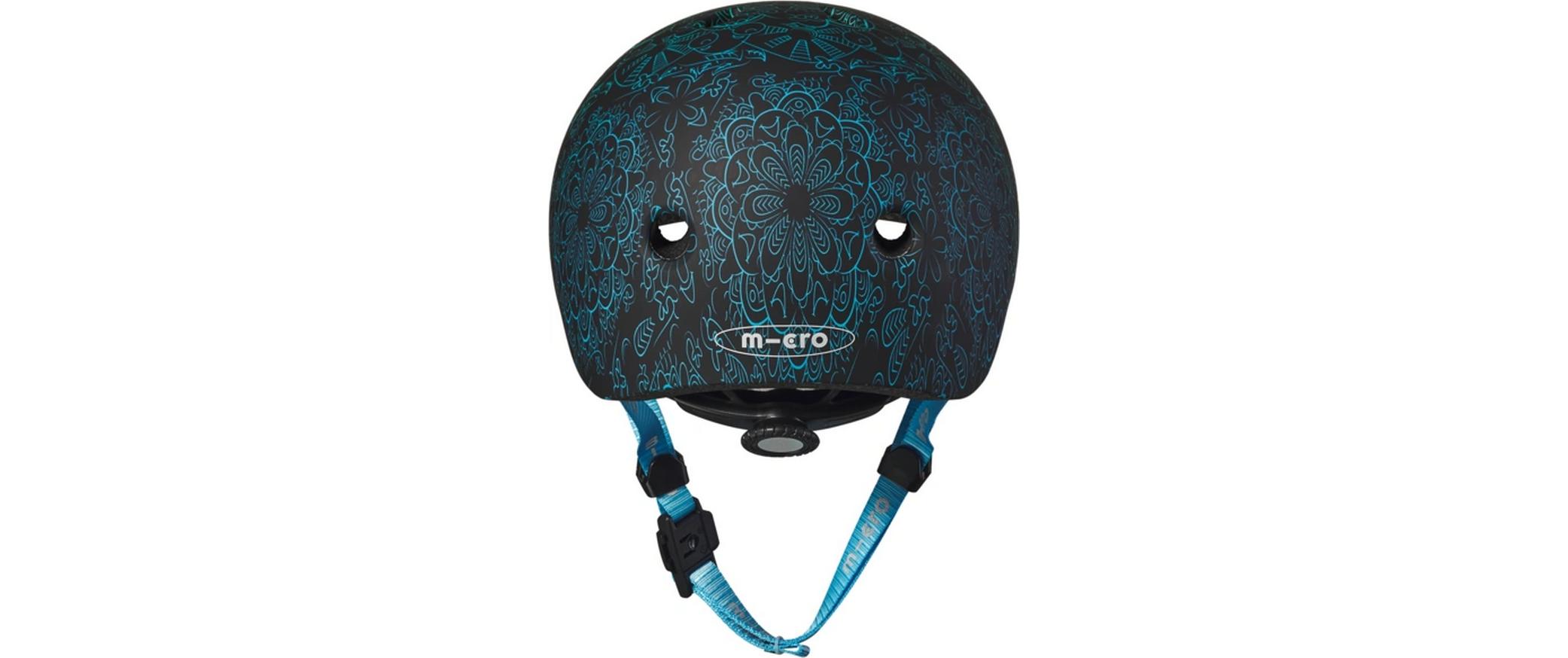 Helm Mandala Blau, MScooter und Fahrradhelm für Kinder