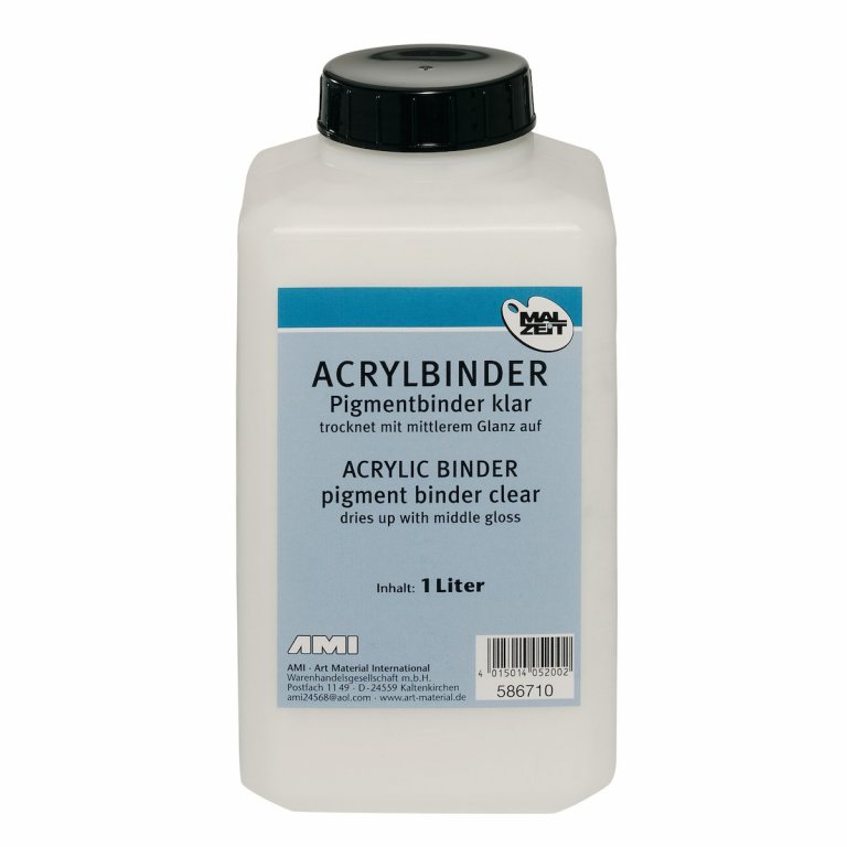 Acrylbinder transparent, seidenglänzend