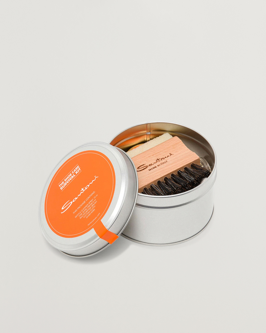 Santoni Shoe Care Survival Kit  Metal
