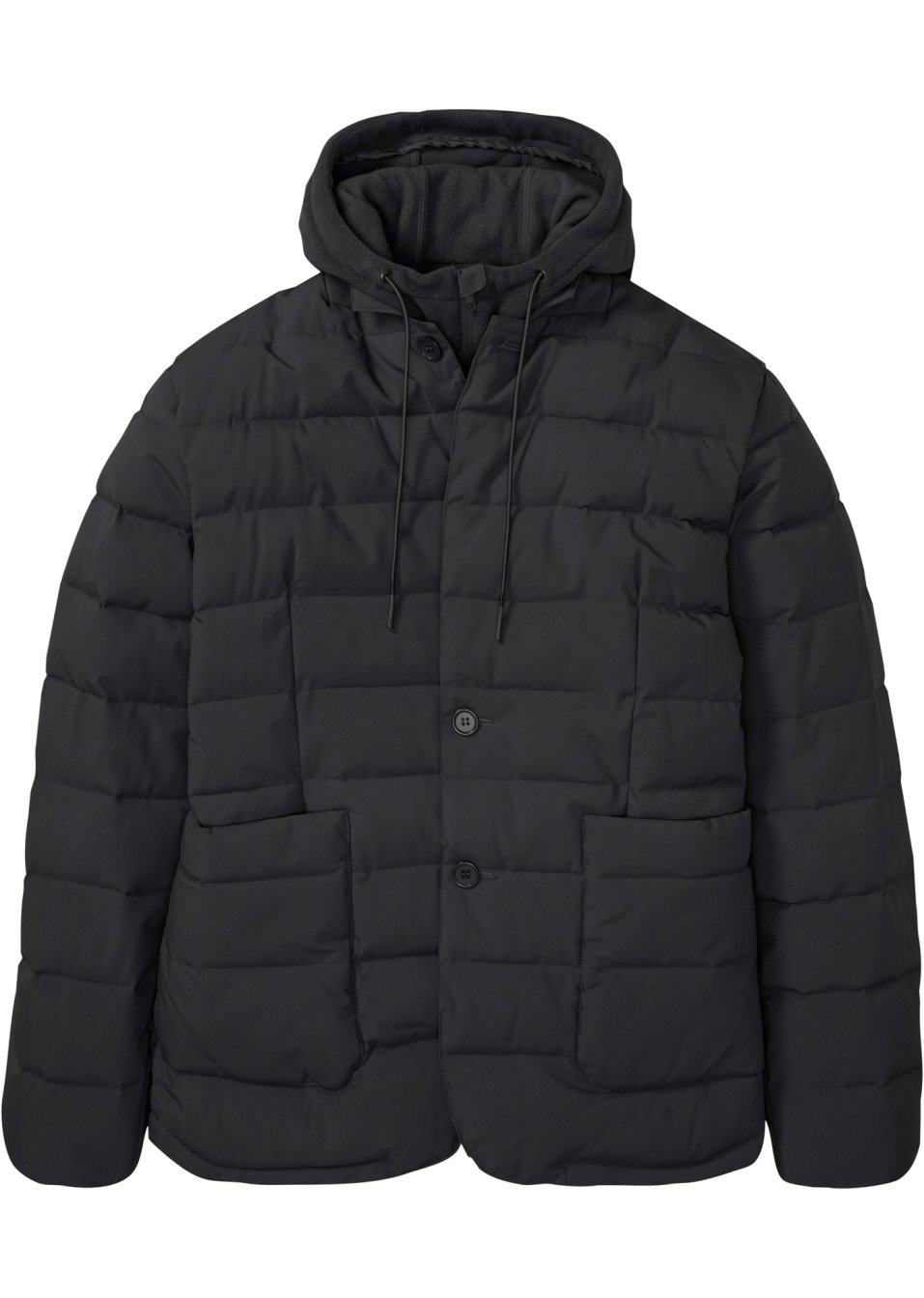 Veste matelassée avec polaire coupe-vent