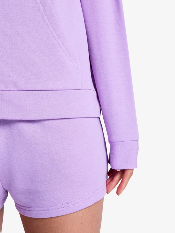 Surfing By Daylight Sweat à capuche zippé Violet Femme