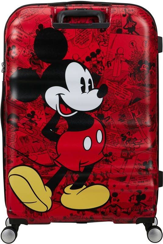 American Tourister - Wavebreaker Disney - Trolley - Rood - 4 Wielen