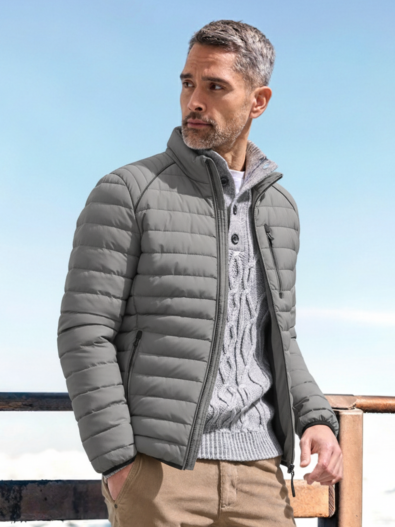 Steppjacke im Blouson-Stil für Herren