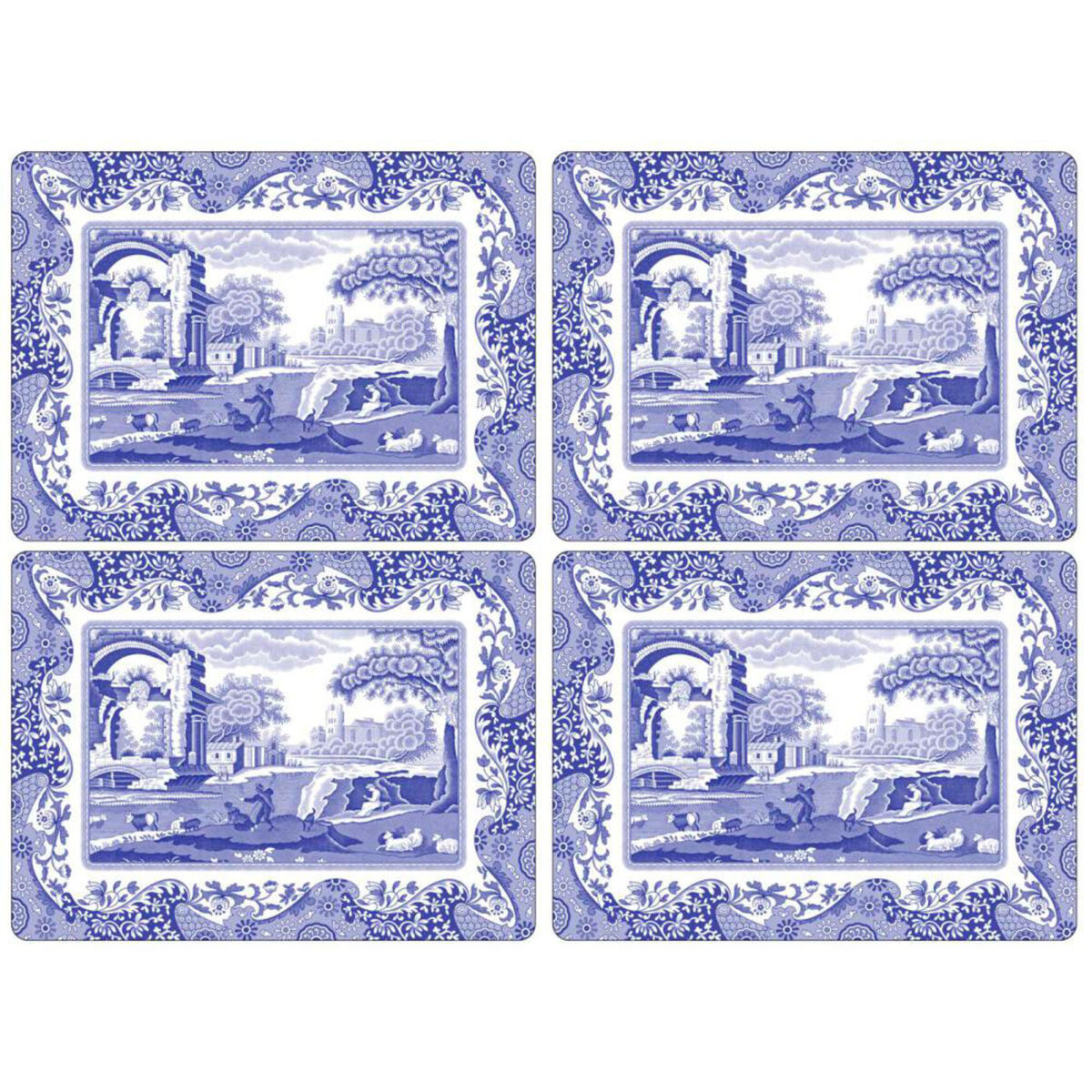 Blue Italian Kuvertbrikker 4-pack 40 x30 cm