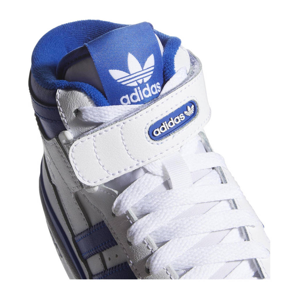 adidas Forum Mid sneakers wit/blauw