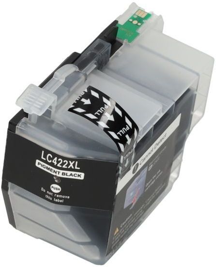 PrintAbout huismerk Inktcartridge LC-422XLBK Zwart Hoge capaciteit Geschikt voor Brother