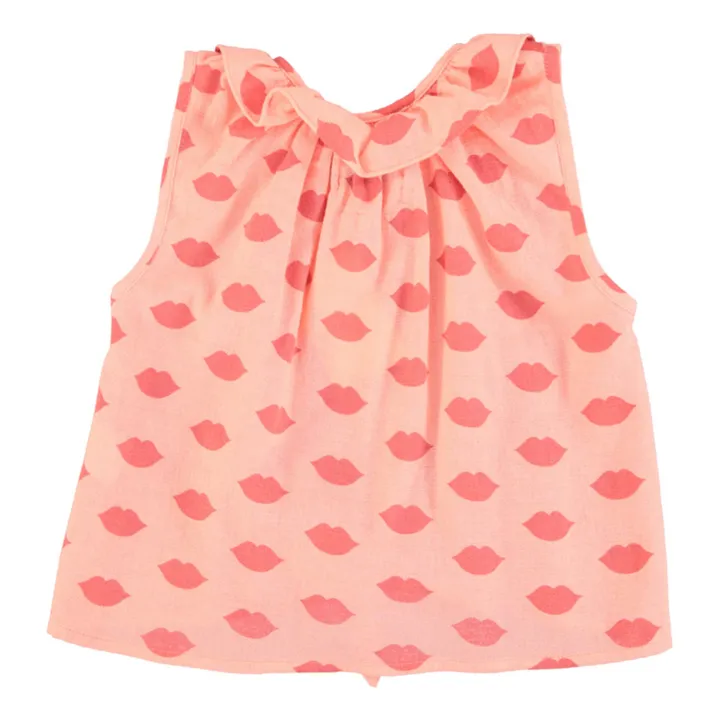 Piupiuchick Top Lips Coton Bio | Rose pêche