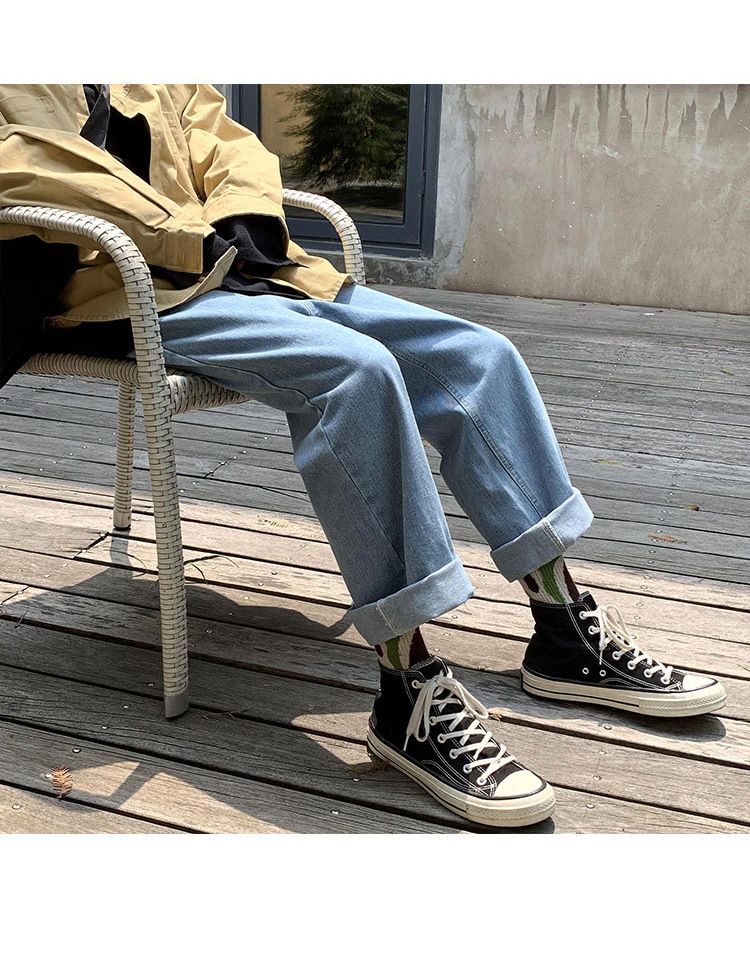 POSI - Cropped Straight Leg Jeans