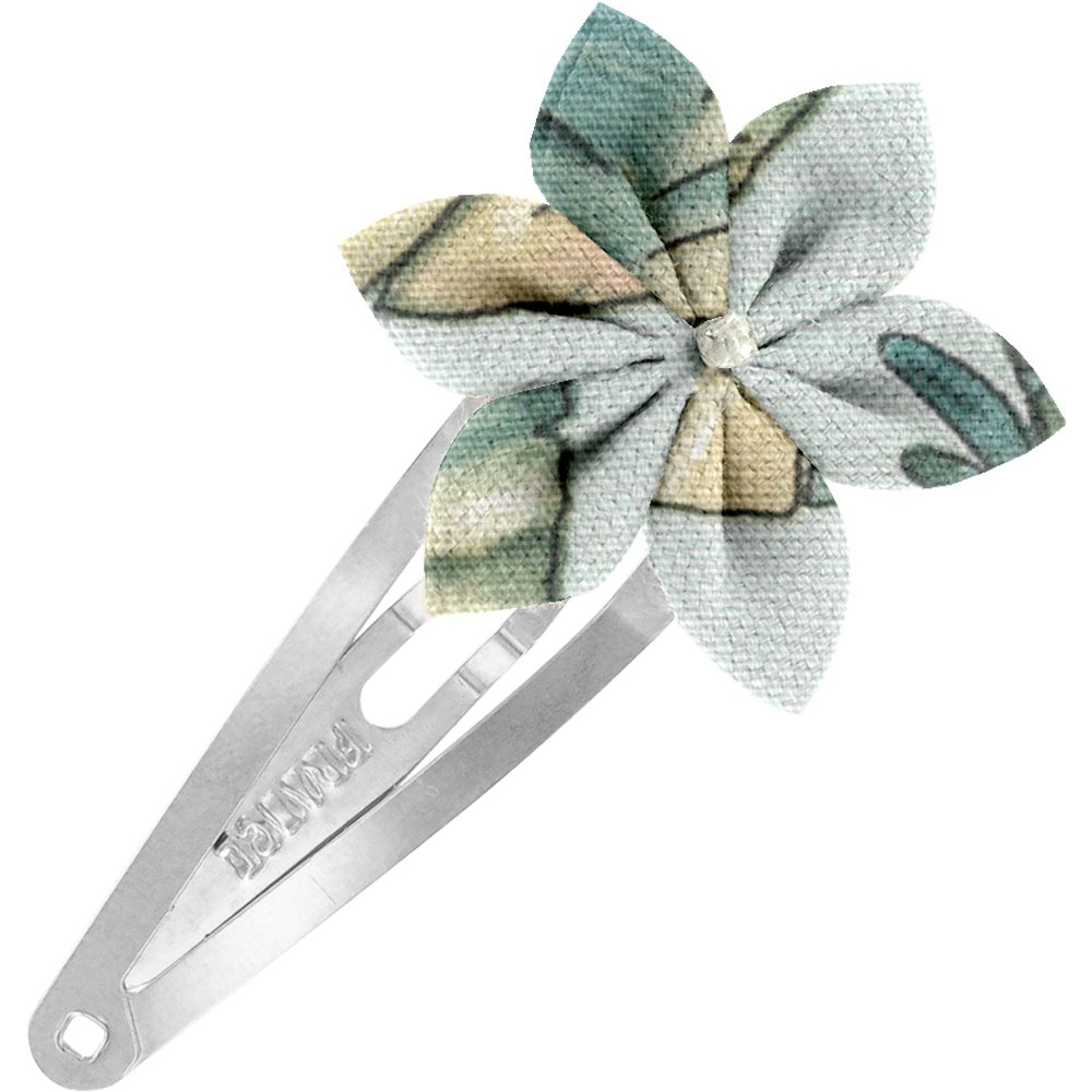 Barrette Clic-Clac Fleur Étoile Paradizoo Mint