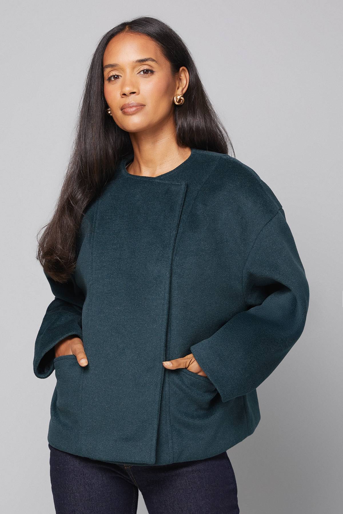 Wallis Veste Courte à Un Bouton