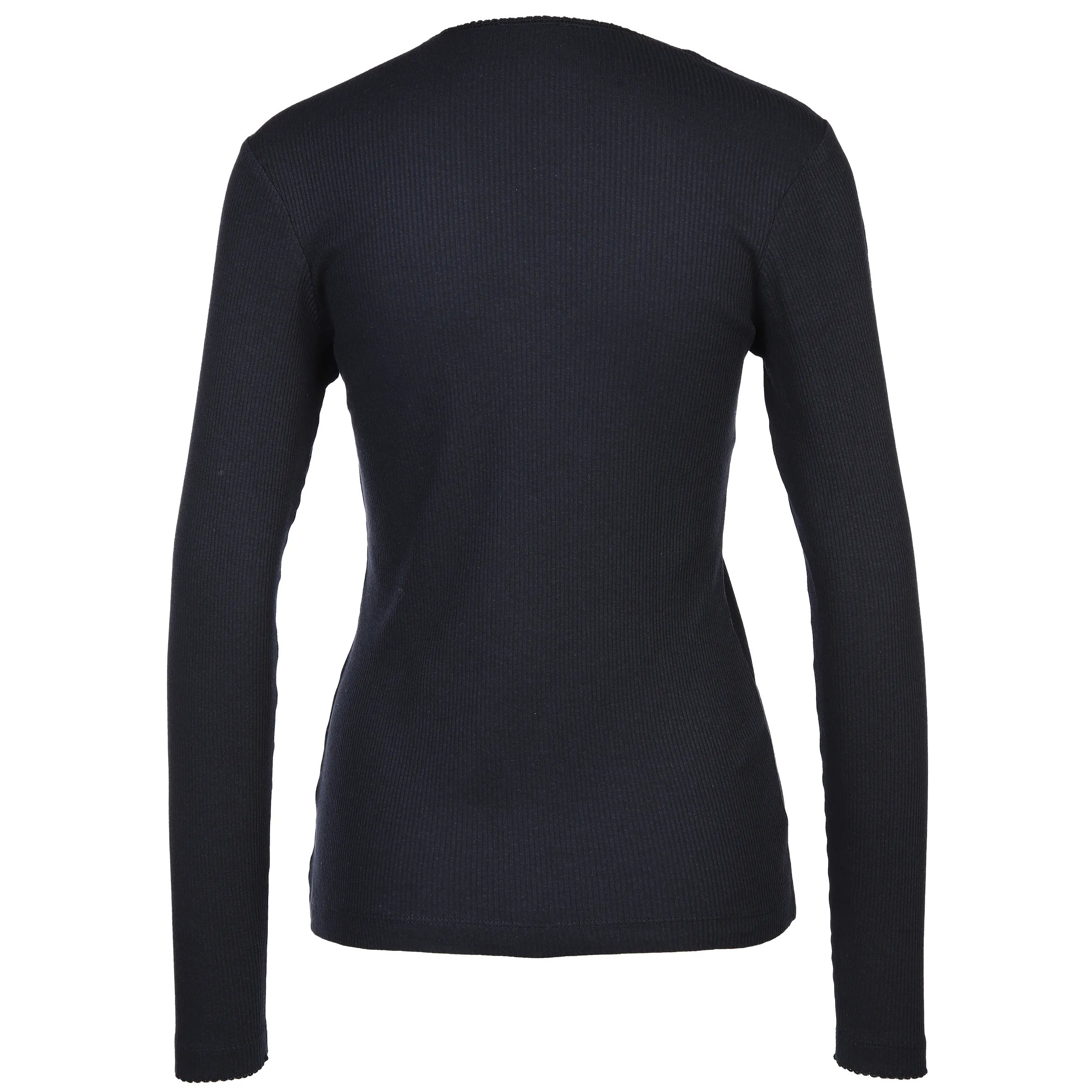 Damen Langarmshirt in Rippoptik