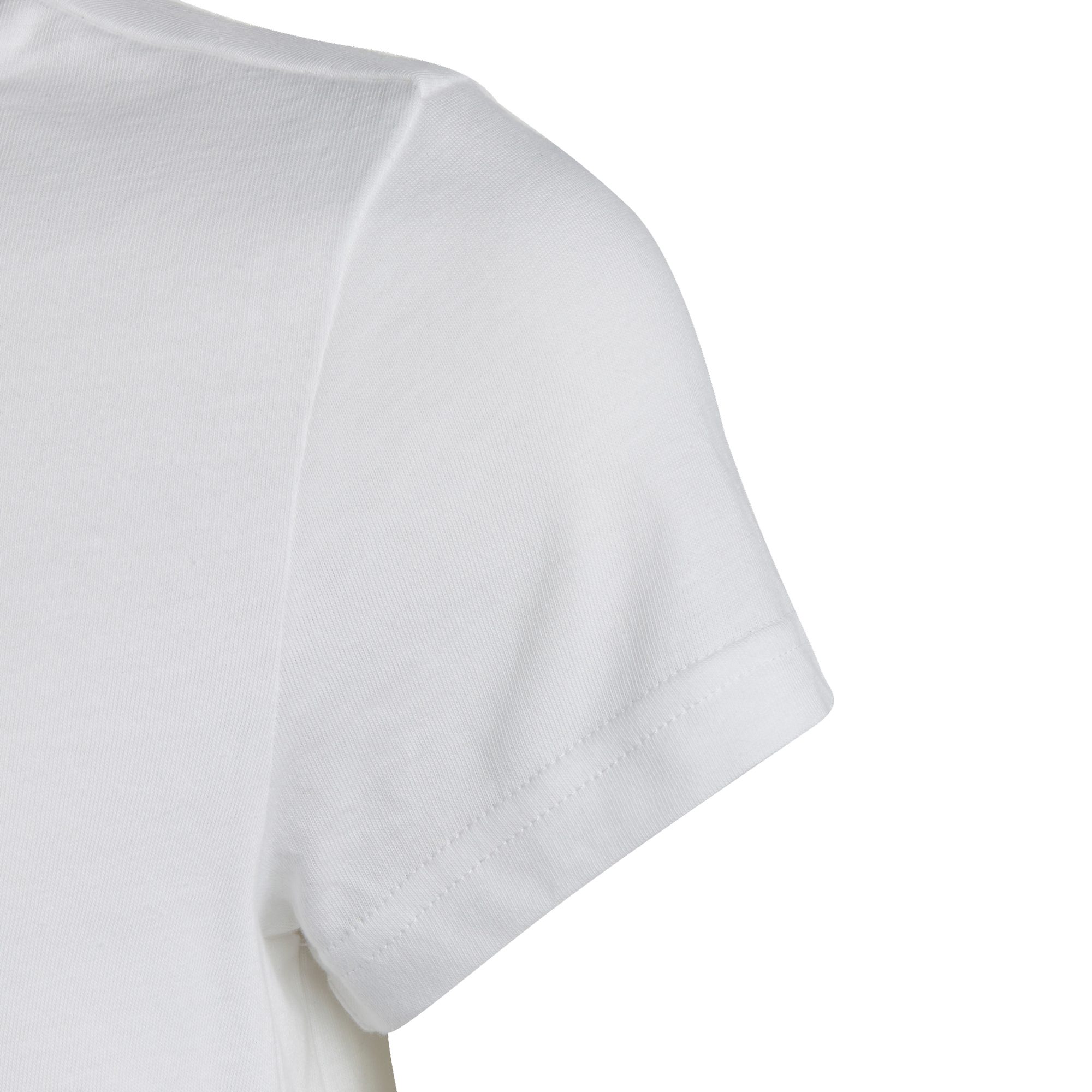 adidas Essentials Big Logo Cotton T-Shirt Mädchen weiß