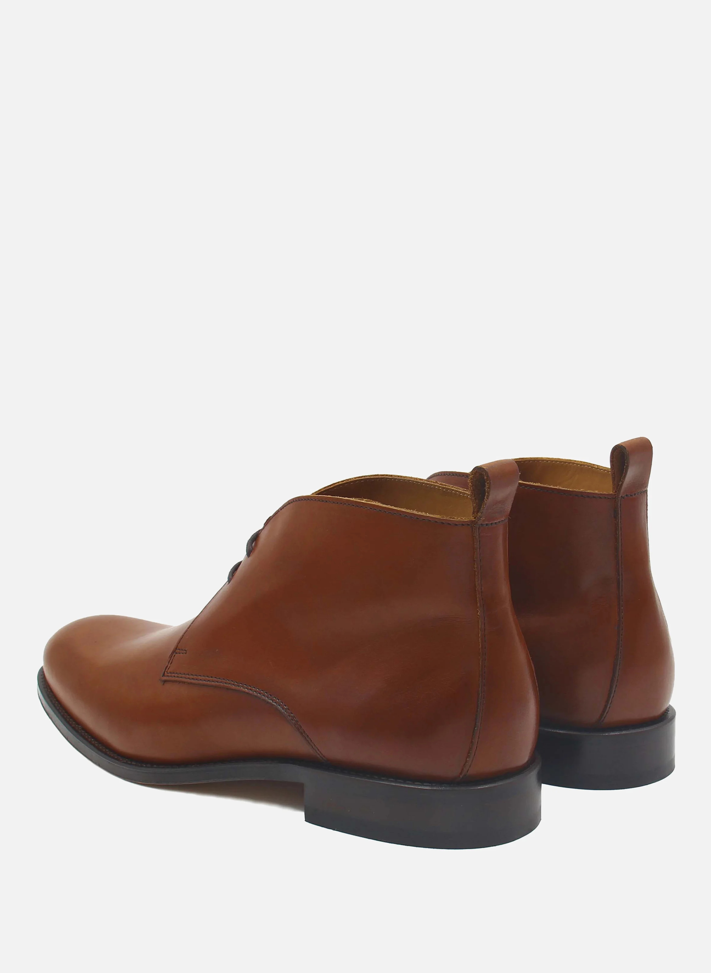Desert boots cuir lisse | Marron