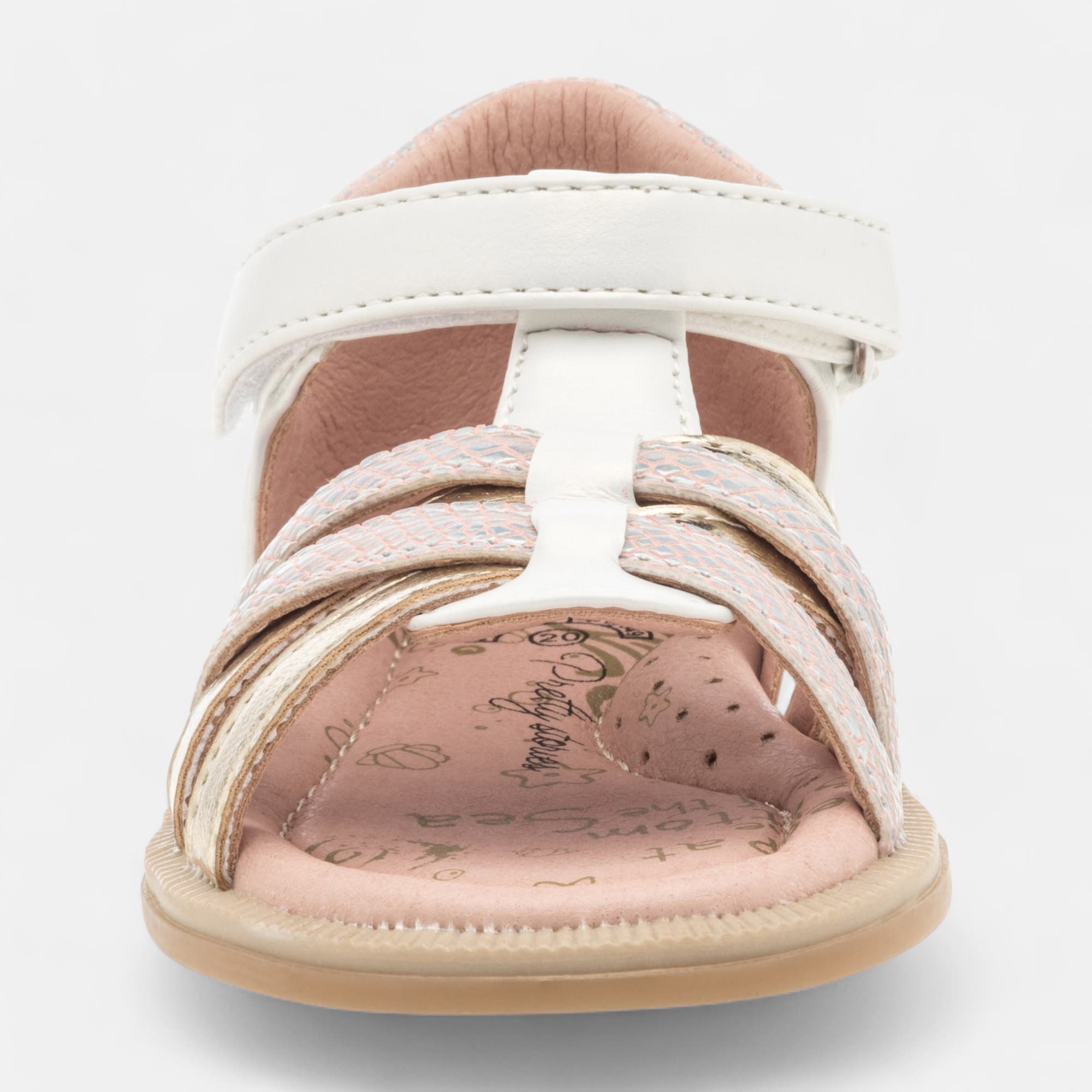 Nu-pieds Bébé fille blanc