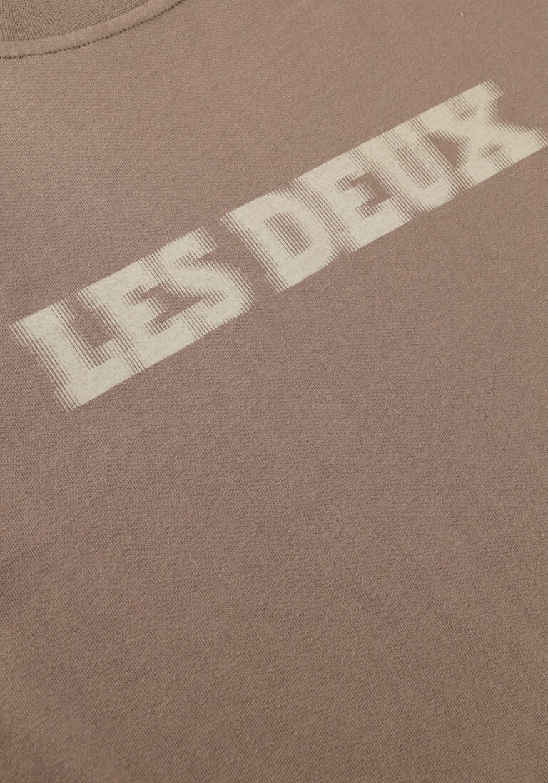 beige les deux t-shirt brady logo t-shirt