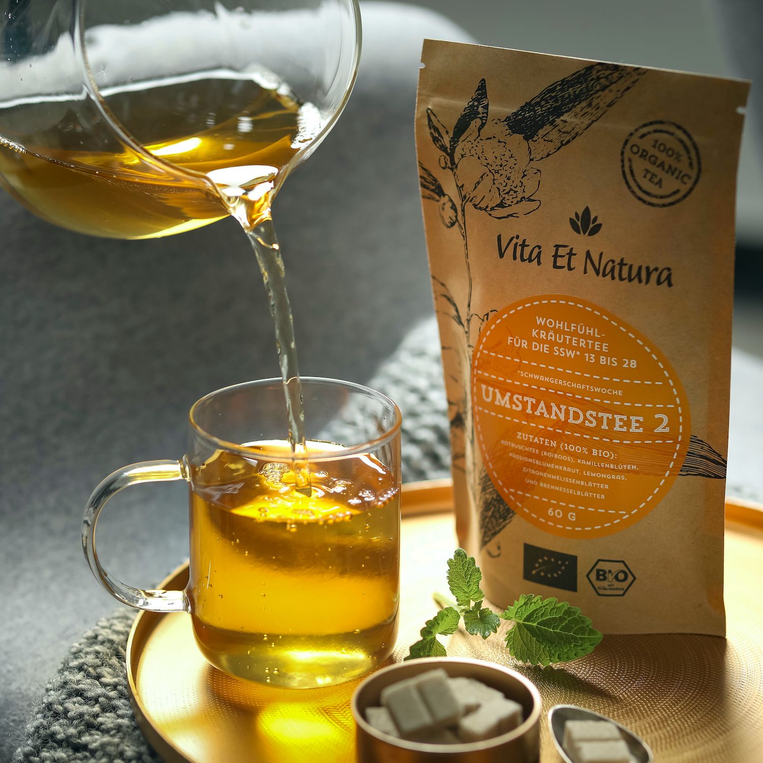 Umstandstee 2 - Schwangerschaftstee für das 2. Trimester - 100% bio - Vita Et Natura® Teemanufaktur