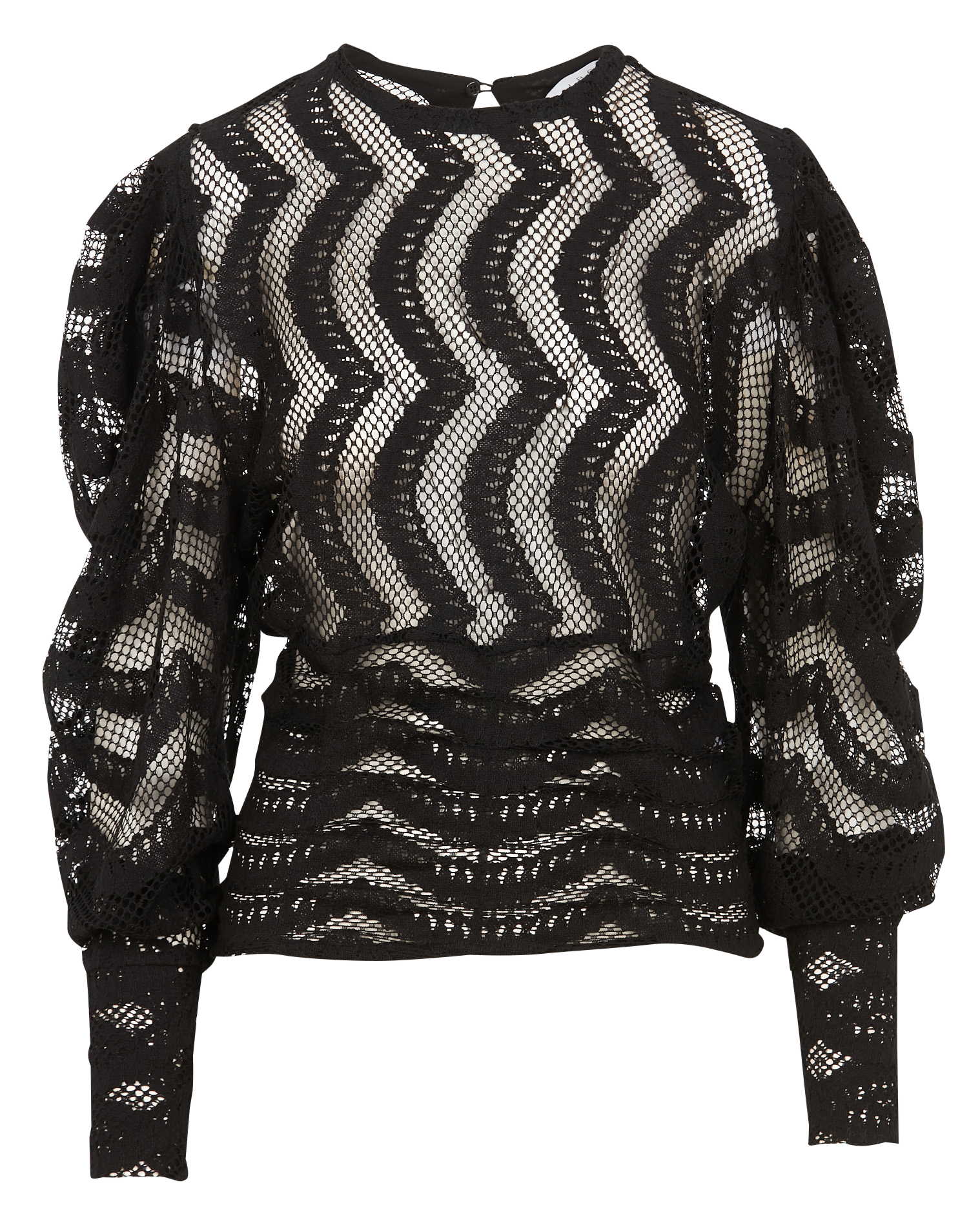 EDOUARD - Top col rond droit | Noir