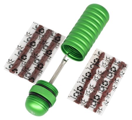 Kit de Réparation Tubleless Peaty's Holeshot Vert Emeraude