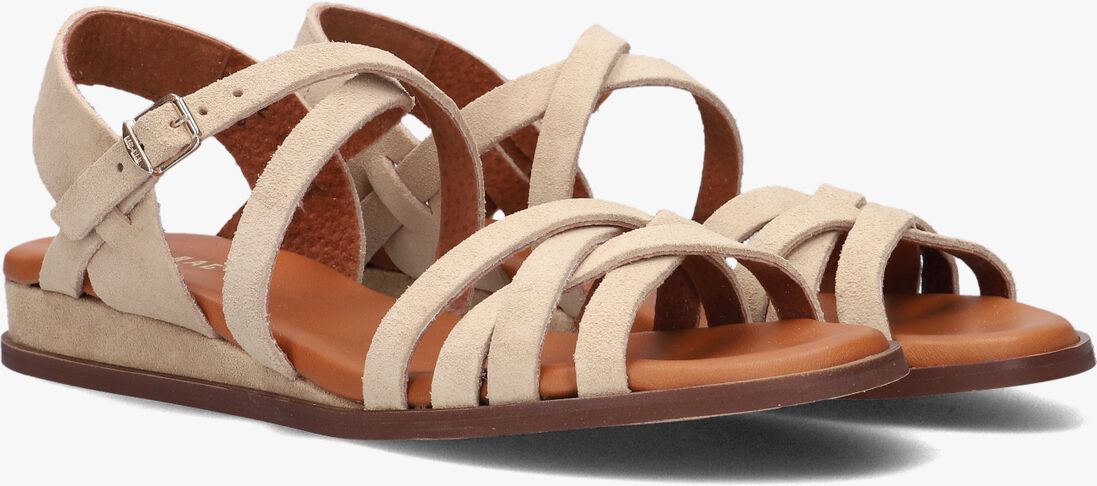 RED-RAG beige red-rag sandalen 79542 tiny wedge