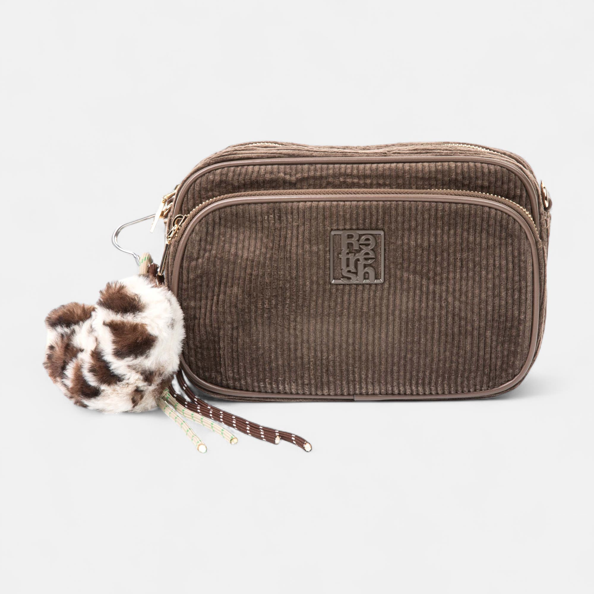 Sac bandoulière gris