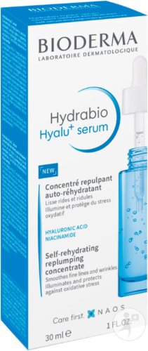 Bioderma Hydrabio Hyalu+ Serum Concentré Repulpant Auto-Réhydratant Peaux Déshydratées 30ml