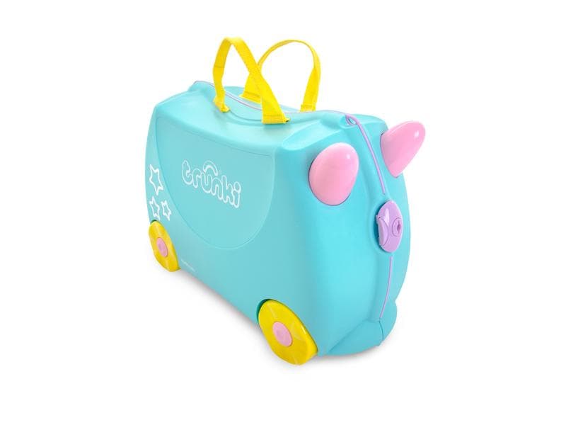 Trunki Reisetrolley Einhorn Una Türkis Reisekoffer für Kinder